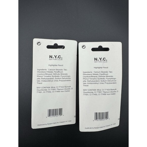 NYC Highlighter Pencil - Miss Sparkle - New in Package - Lot of Two - Picture 2 of 2